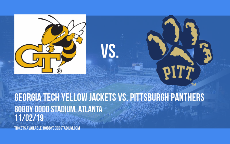 Georgia Tech Yellow Jackets vs. Pittsburgh Panthers at Bobby Dodd Stadium tickets Georgia Tech Yellow Jackets vs. Pittsburgh Panthers at Bobby Dodd Stadium